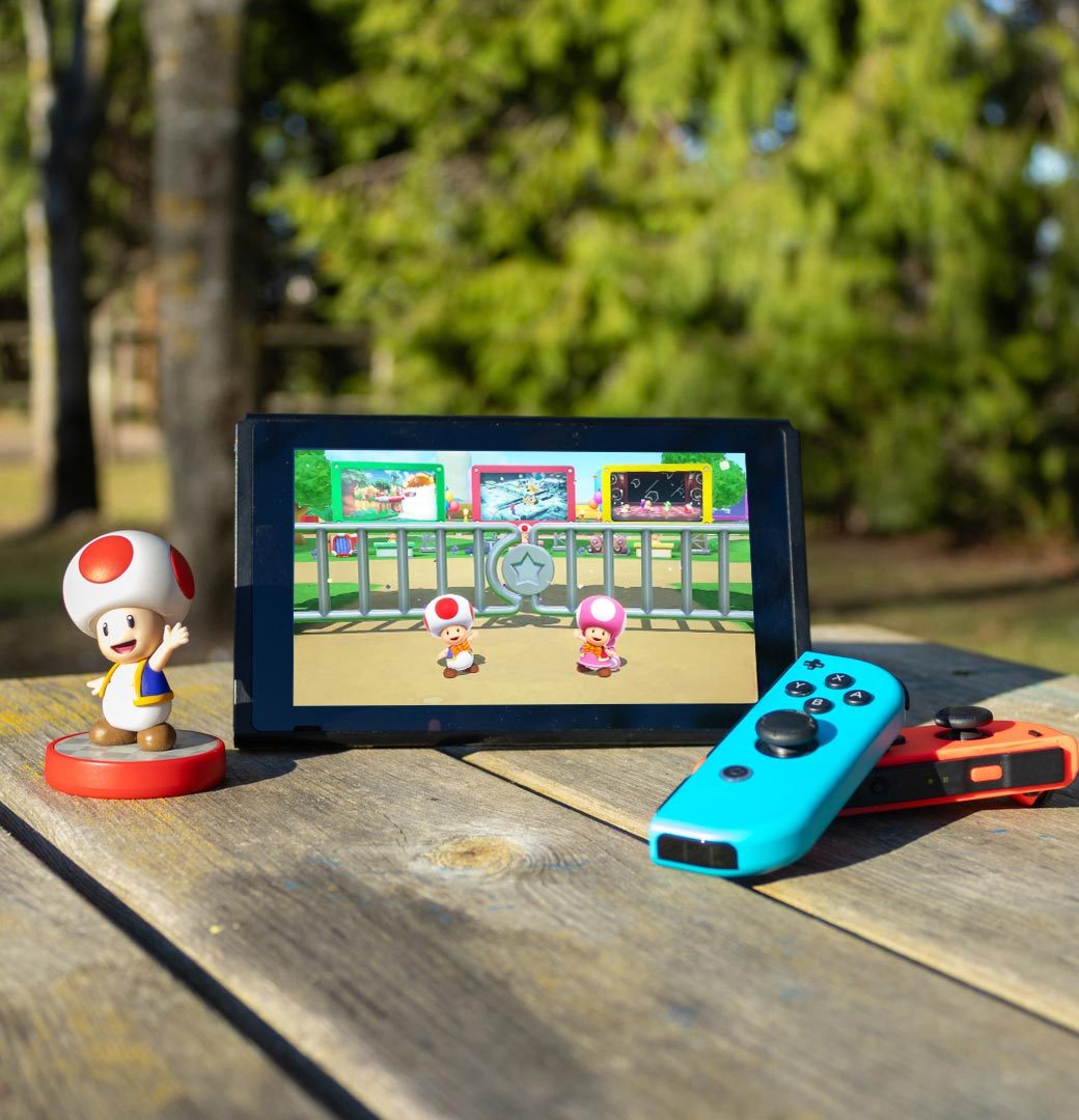 Fotografía de consola Nintendo switch