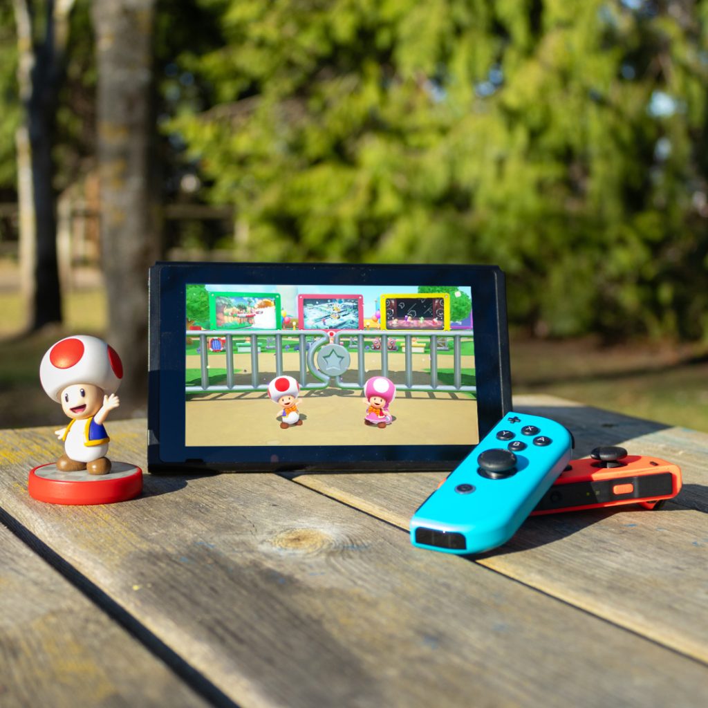 Fotografía de consola Nintendo switch
